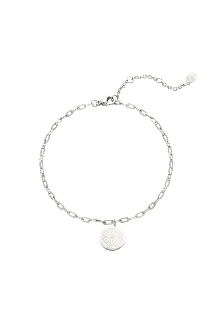 Anklet Chasing The Sun Plata Acero inoxidable 
